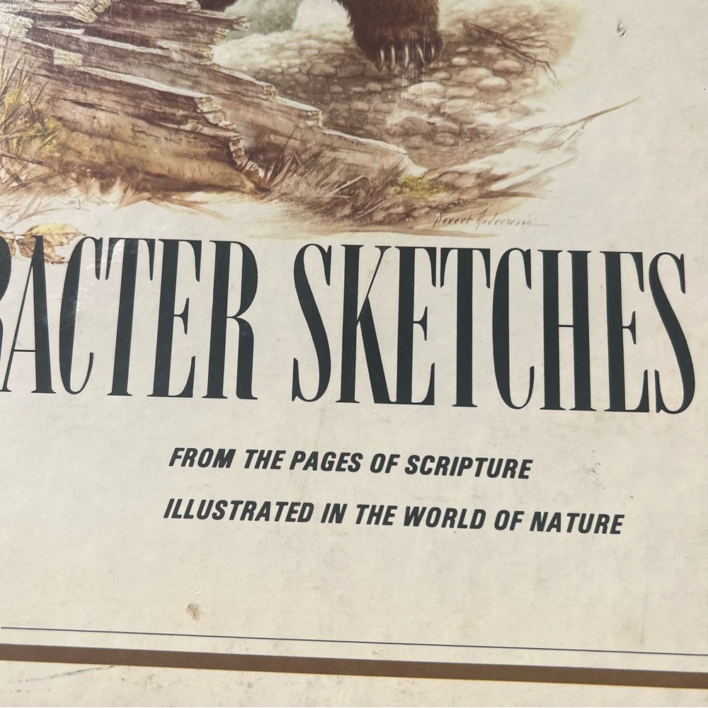 Vintage Character Sketches from the Pages of Scripture Nature Illustrated - Picture 2 of 7
